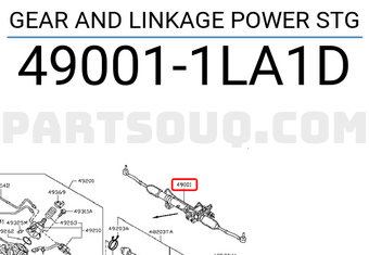 Nissan 490011LA1D GEAR AND LINKAGE POWER STG