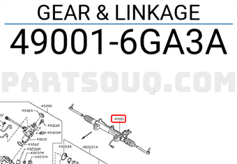Nissan 490016GA3A GEAR & LINKAGE