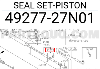 Nissan 4927727N01 SEAL SET-PISTON