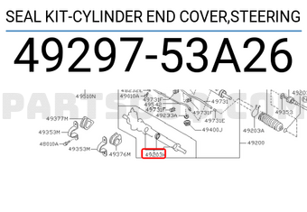 Nissan 4929753A26 SEAL KIT-CYLINDER END COVER,STEERING