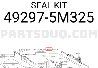 Nissan 492975M325 SEAL KIT