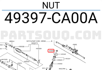 Nissan 49397CA00A NUT