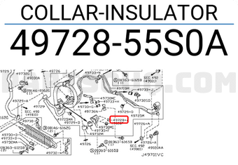 Nissan 4972855S0A COLLAR-INSULATOR