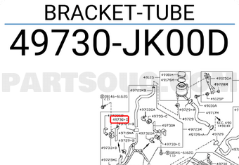Nissan 49730JK00D BRACKET-TUBE
