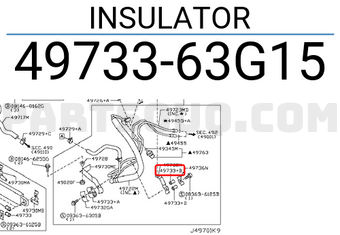 Nissan 4973363G15 INSULATOR