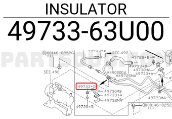 Nissan 4973363U00 INSULATOR