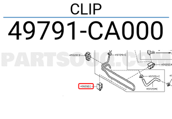Nissan 49791CA000 CLIP