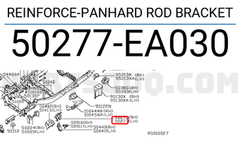 Nissan 50277EA030 REINFORCE-PANHARD ROD BRACKET