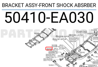Nissan 50410EA030 BRACKET ASSY-FRONT SHOCK ABSRBER