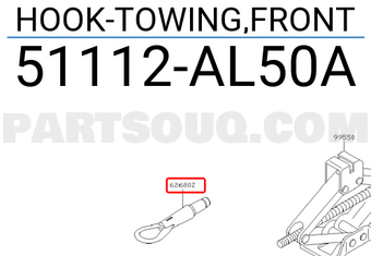 51112AL50A Nissan HOOK-TOWING Front