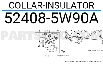 Nissan 524085W90A COLLAR-INSULATOR