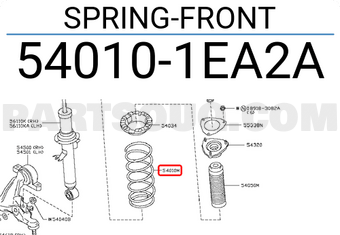 Nissan 540101EA2A SPRING-FRONT