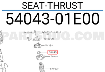 Nissan 5404301E00 SEAT-THRUST