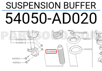 Nissan 54050AD020 SUSPENSION BUFFER