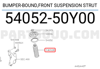 Nissan 5405250Y00 BUMPER-BOUND,FRONT SUSPENSION STRUT