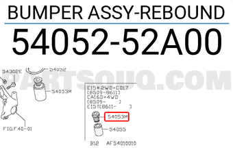 Nissan 5405252A00 BUMPER ASSY-REBOUND