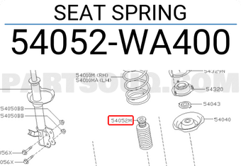 Nissan 54052WA400 SEAT SPRING