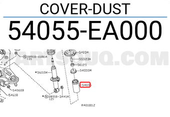 Nissan 54055EA000 COVER-DUST