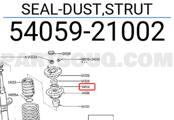 Nissan 5405921002 SEAL-DUST,STRUT
