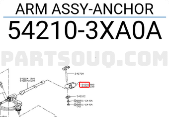 Nissan 542103XA0A ARM ASSY-ANCHOR