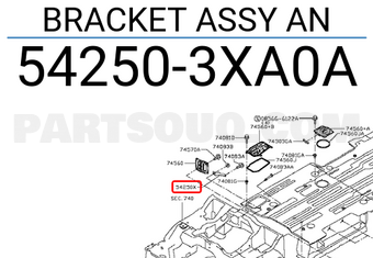 Nissan 542503XA0A BRACKET ASSY AN
