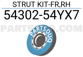 Nissan 5430254YX7 STRUT KIT-FR,RH