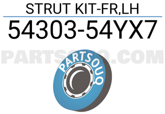 Nissan 5430354YX7 STRUT KIT-FR,LH