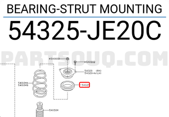 Nissan 54325JE20C BEARING-STRUT MOUNTING