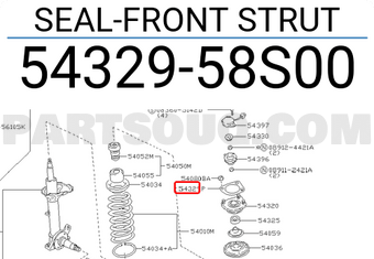 Nissan 5432958S00 SEAL-FRONT STRUT