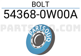 Nissan 543680W00A BOLT