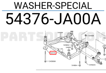 Nissan 54376JA00A WASHER-SPECIAL