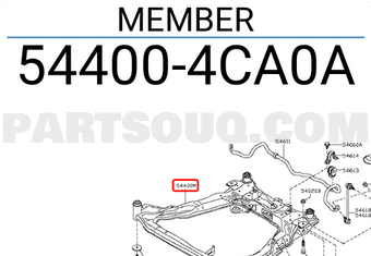 Nissan 544004CA0A MEMBER