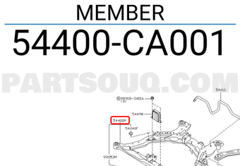 Nissan 54400CA001 MEMBER