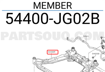 Nissan 54400JG02B MEMBER