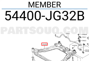 Nissan 54400JG32B MEMBER