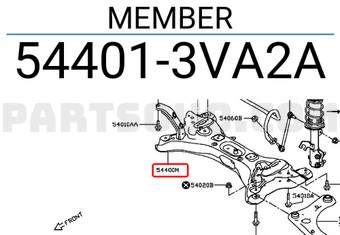 Nissan 544013VA2A MEMBER