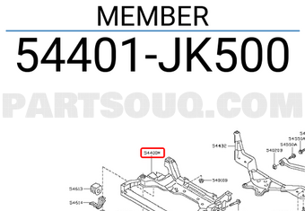 Nissan 54401JK500 MEMBER