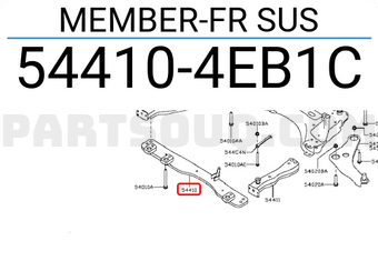 Nissan 544104EB1C MEMBER-FR SUS