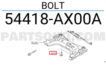 Nissan 54418AX00A BOLT