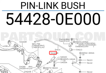 Nissan 544280E000 PIN-LINK BUSH