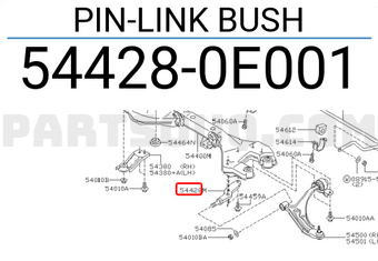 Nissan 544280E001 PIN-LINK BUSH