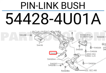 Nissan 544284U01A PIN-LINK BUSH