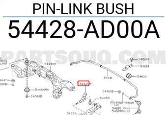 Nissan 54428AD00A PIN-LINK BUSH