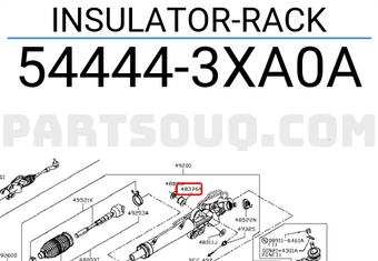 Nissan 544443XA0A INSULATOR-RACK
