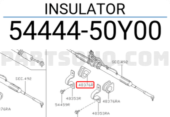 Nissan 5444450Y00 INSULATOR