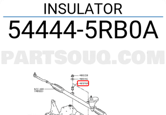 Nissan 544445RB0A INSULATOR