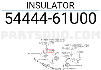 Nissan 5444461U00 INSULATOR