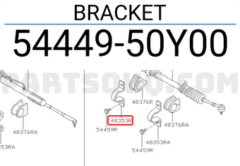 Nissan 5444950Y00 BRACKET