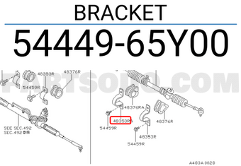 Nissan 5444965Y00 BRACKET
