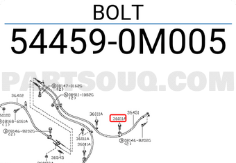 Nissan 544590M005 BOLT